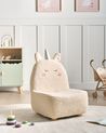 Kids Armchair Unicorn LULEA Boucle Light Beige