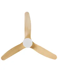 Takfläkt med lampa ANDERSON med fjärrkontroll LED Ljusbrun_988764