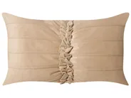Set of 2 Decorative Cushions BELLE 30 x 50 cm Velvet Beige Solid_1039797