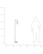 Floor Lamp OKAVANGO Metal Silver_1053733
