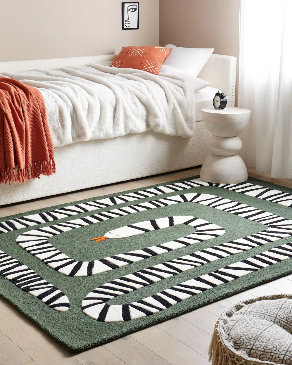 Rug OKAPI Dark Green 160 x 230 cm