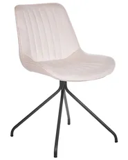 Ruokatuolisetti 2 kpl NAVASOTA sametti Beige_860849