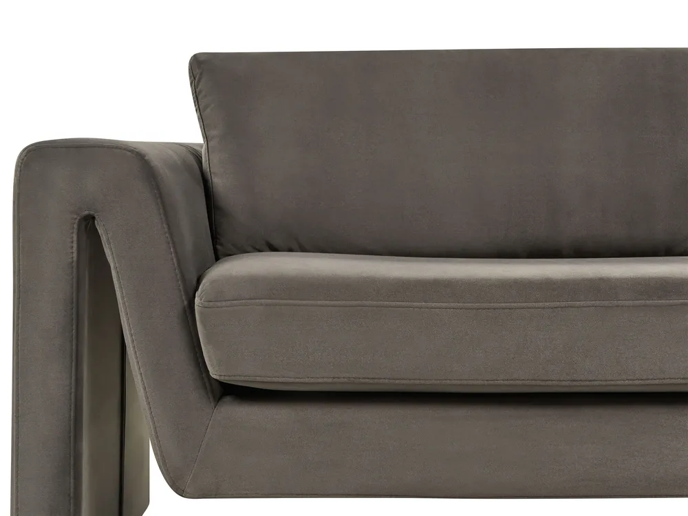Soffa 3-sits MAUNU Sammet Grafitgrå_894980
