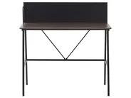 Home Office Desk HASTINGS 100 cm 52 cm Brown/ Black_772739