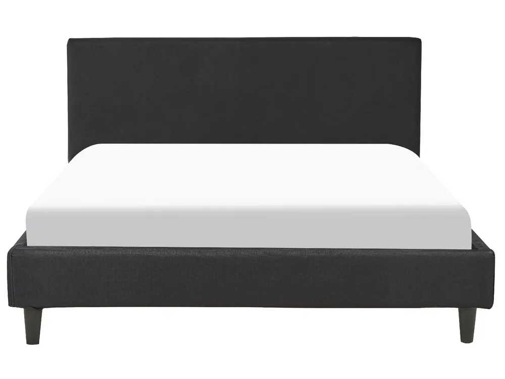 Bed Fabric FITOU 140 x 200 cm (EU Double) Black_875884
