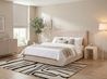 Ottoman Bed VION Boucle Beige 180 x 200 cm (EU Super King)