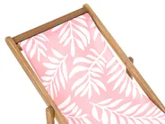 Aurinkotuolin vaihtokangassetti 2 kpl ANZIO/AVELLINO 113 x 44 cm Vaaleanpunainen_1073784