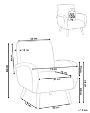 Armchair PLASSEN Fabric Green_1012171