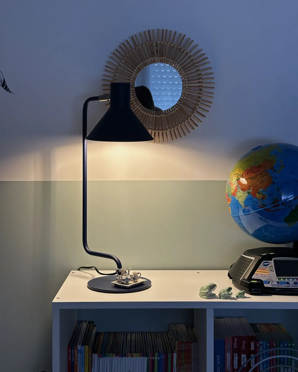 Bordslampa RIMAVA Justerbar Metall Blå_1035763