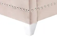 Sänky sametti AYETTE 180 x 200 cm Pastellipinkki_905345