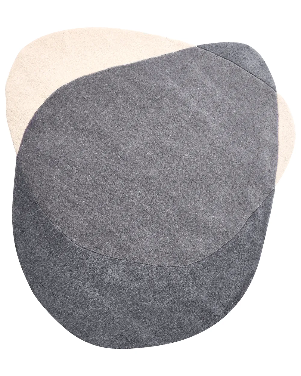 Rug MYSURU Grey 160 x 160 cm Wool