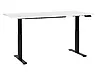 Työpöytä sähkösäädettävä DESTINES 160 cm x 72 cm Valkoinen/musta