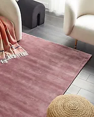 Teppe GESI Rosa 140 x 200 cm Viskose_837734