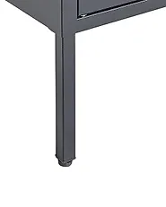 Vitriini OXTED 80 cm Metalli Musta_850462
