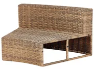 Garden Lounge Set with Table 9 Seater SEVERO PE Rattan Golden Brown_904498