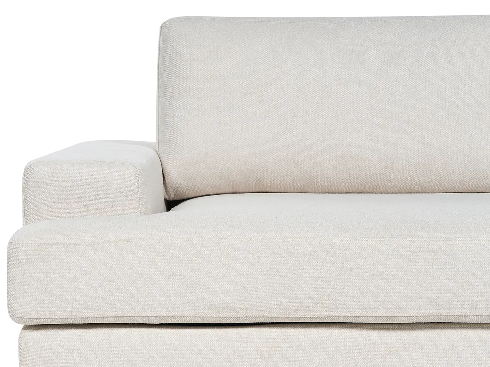 Sofa 3 Seater ALLA Fabric Light Beige_893919
