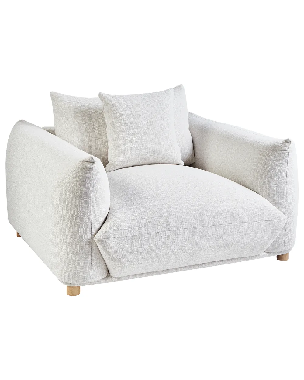 Armchair LUVOS Fabric Off-White