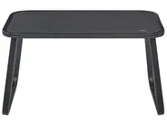 Garden Lounge Set with Table 4 Seater BARREA Metal Black_921825