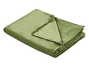 Duvet Cover RHEA 120 x 180 cm Polyester Dark Green_1183761