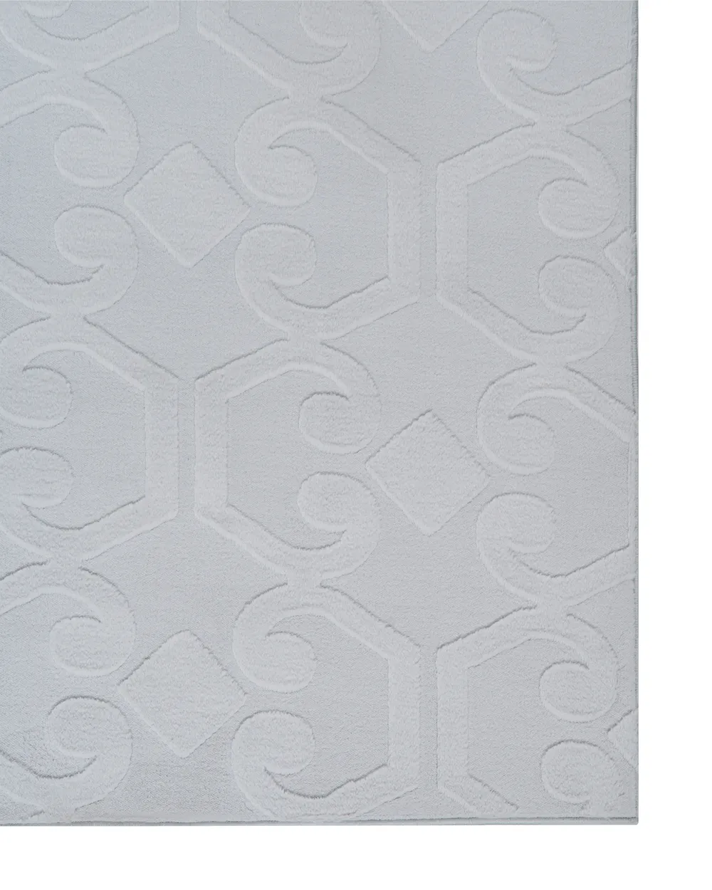Rug GANNETT Light Grey 80 x 300 cm_1107722