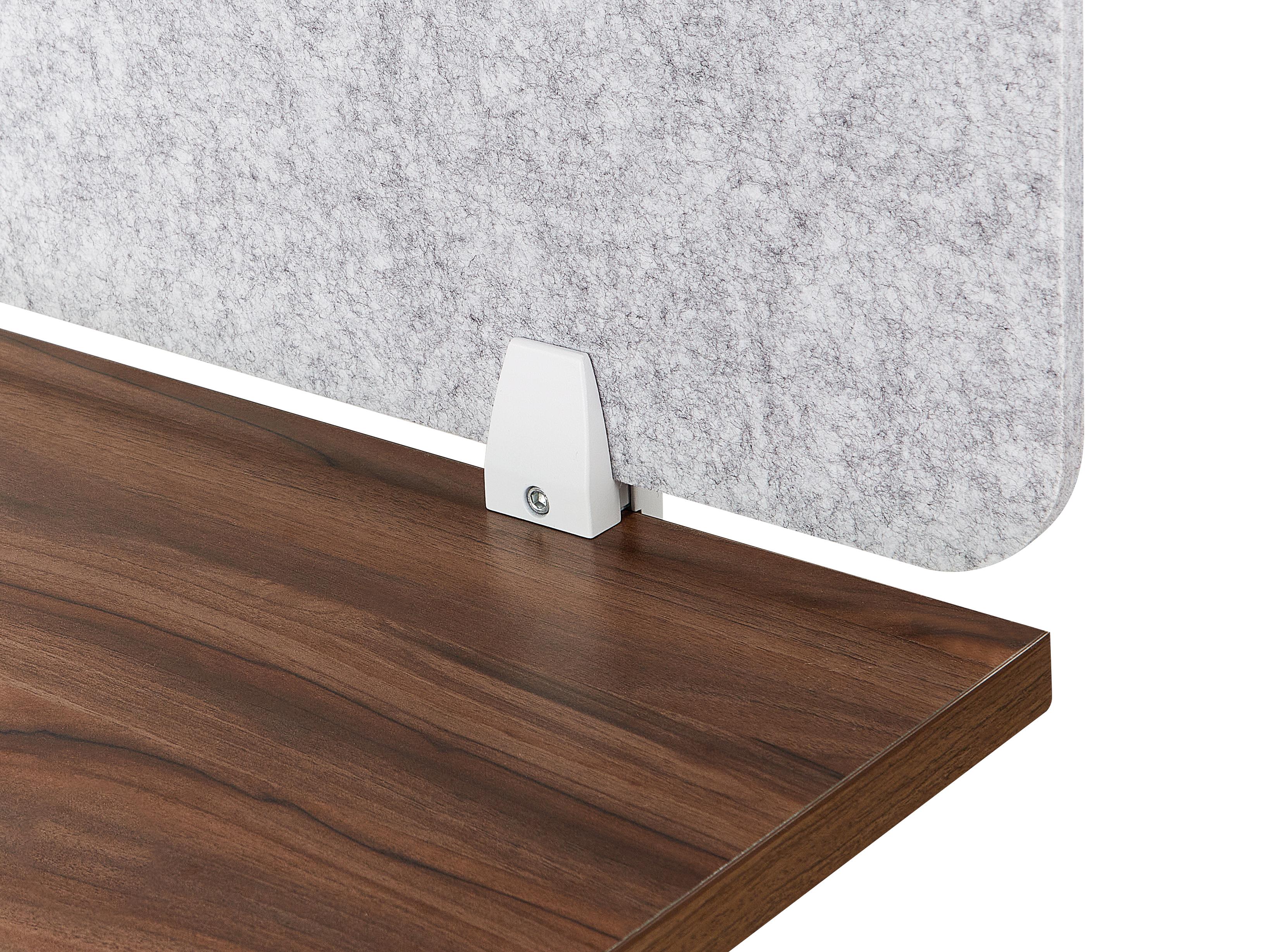 Skillevegg for skrivebord SPLIT 160 x 50 cm Grå_894542