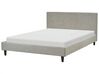 Bed Fabric FITOU 140 x 200 cm (EU Double) Light Grey
