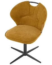 Sett med 2 stoler WORCESTER Chenille Sennepsgul_1156582