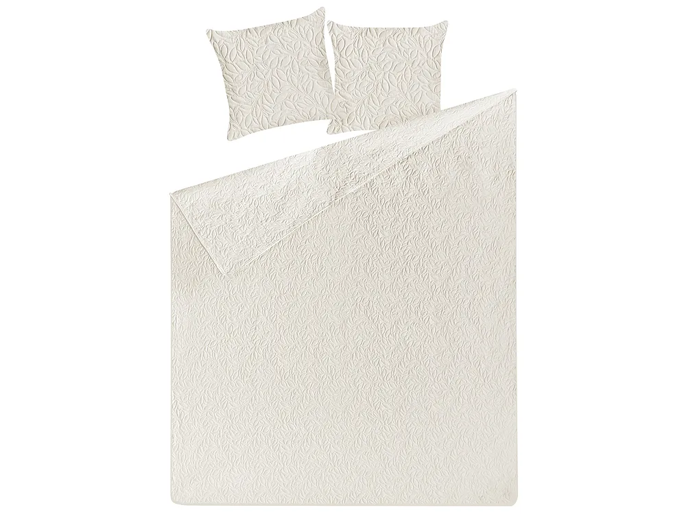 Bedspread with Cushions RUDKHAN 160 x 220 cm Off-White_821918