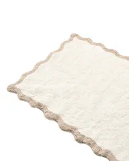 Badrumsmatta NANGAL Brun/ Beige 80 x 150 cm Bomull_1026021