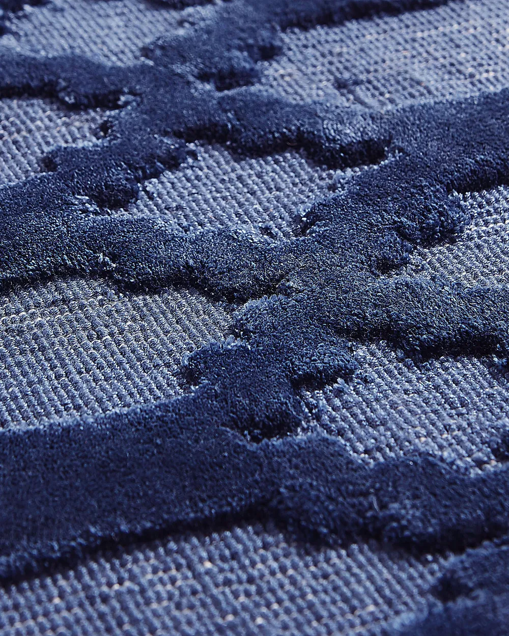 Rug CIZRE Navy Blue 160 x 230 cm Viscose_782622