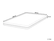 Foam Mattress COMFORT FLEX CORE H2/3 Medium 180 x 200 cm (Super King Size)_907917