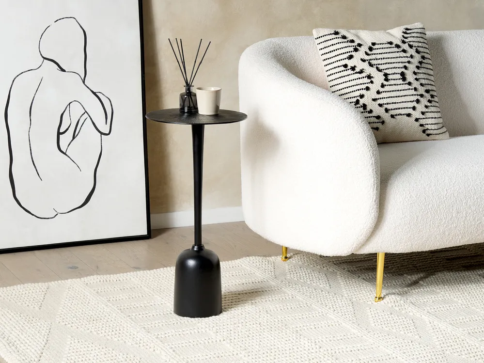 Side Table SELWYN Metal Black