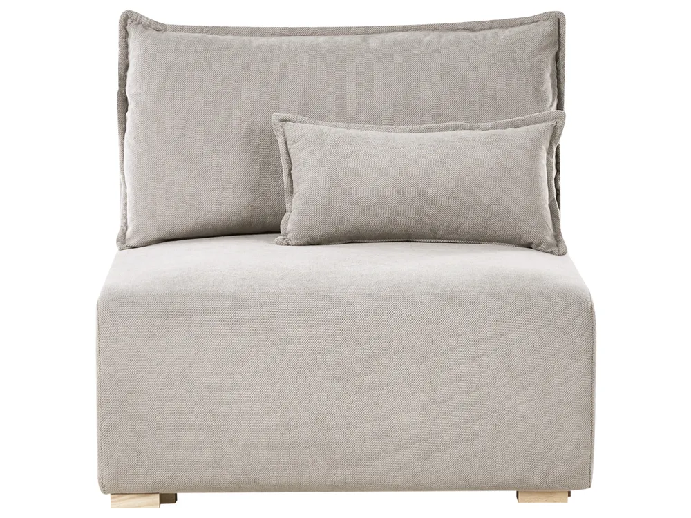 Modular Corner Sofa NERBO Fabric Grey Left Hand_1035213