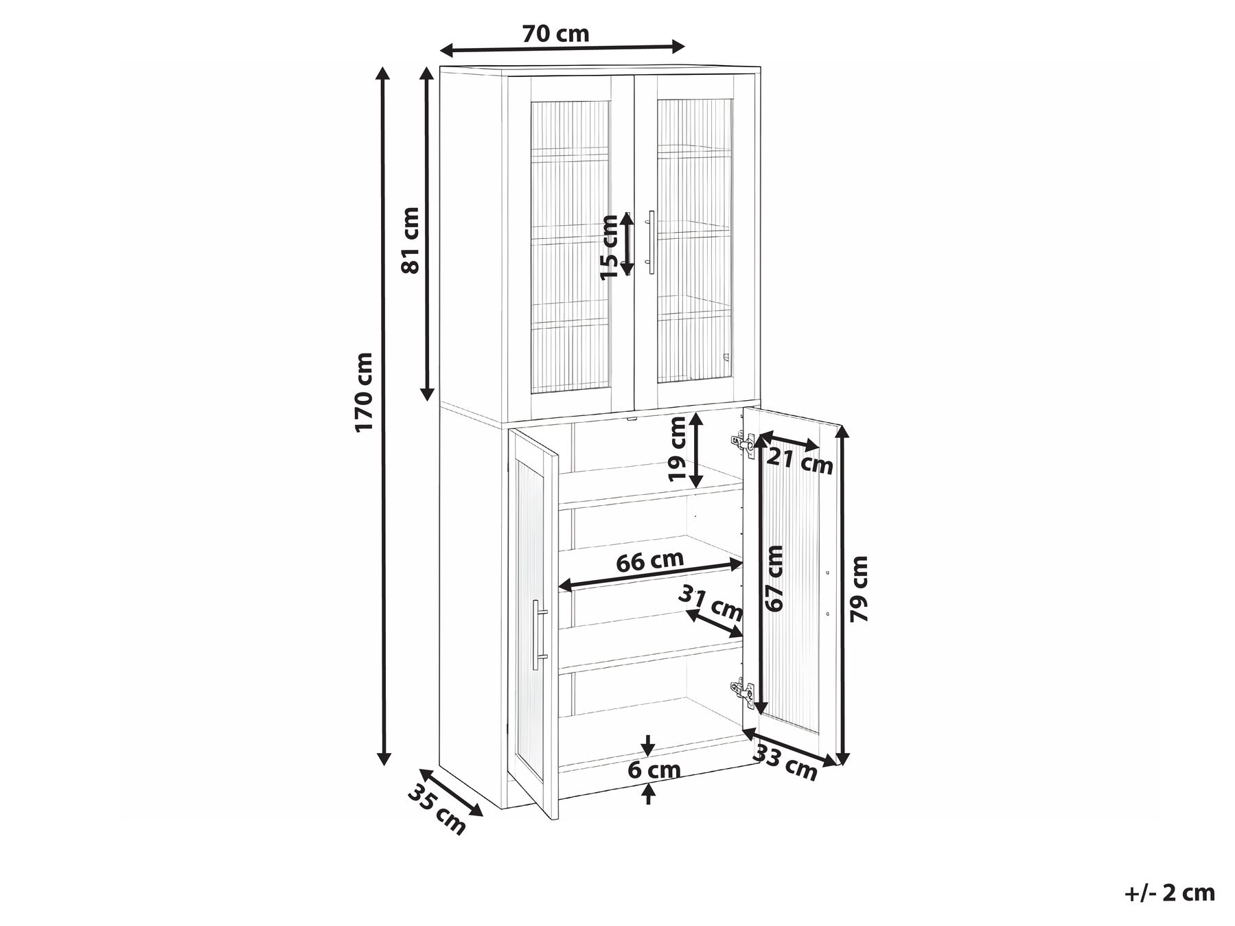 Shoe Storage Cabinet GRIFFITH With LED Lights White_1029711