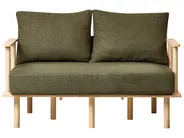 Sofa 2 Seater ASKER Boucle Dark Green_932566
