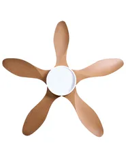 Ceiling Fan with Light BARBET with Remote LED Light Brown_1032022