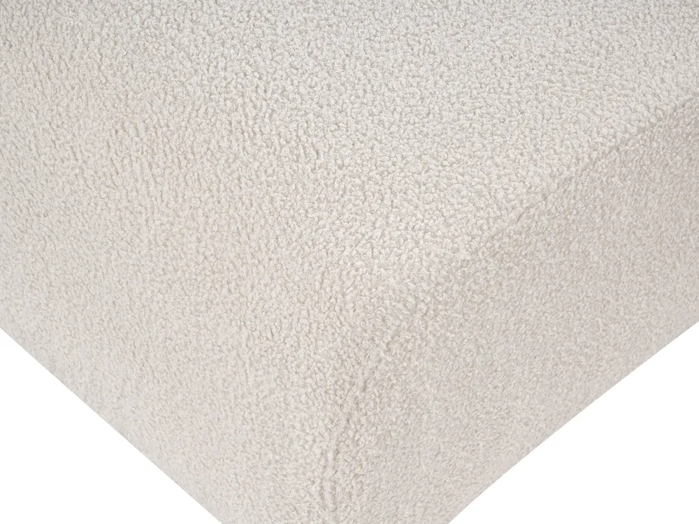 Fotpall KIVVIK Bouclé Off-White_1045615