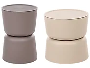 Sivupöytäsetti 2 kpl ATACAMA 32/40 cm 32/40 cm Ruskea Beige_1172075