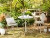 Bistro Table CILENTO 71 cm 71 cm Metal Grey