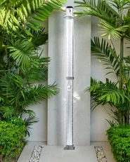 Freestanding Outdoor Solar Shower ELQUI Silver_974367