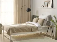Bedspread with Cushions SHUSH 160 x 220 cm Taupe_821991