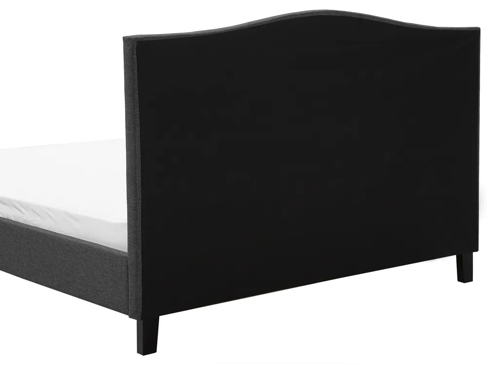 Bed Fabric MONTPELLIER 180 x 200 cm (EU Super King) Dark Grey_708982