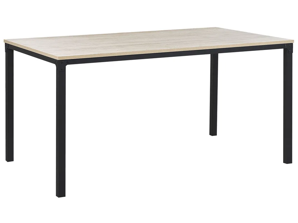 Dining Table HOCKLEY Light Brown 150 cm 90 cm