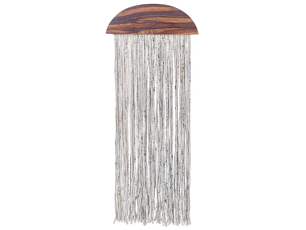 Wall Decor ZIKIRIA Poplar Wood 92 cm Dark Brown