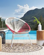 Garden Chair ACAPULCO PE Rattan Fuchsia Pink_717822