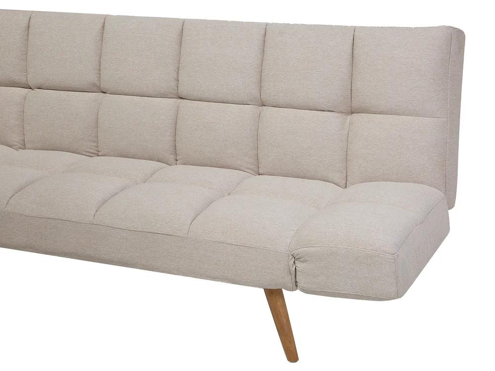 Sofa Bed 2 Seater INGARO Fabric Beige_711877