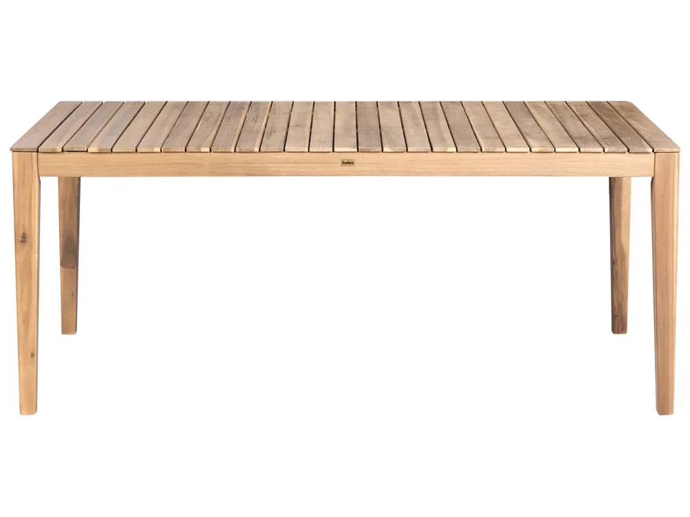 Garden Dining Table CHIOGGIA 90 cm 180 cm Certified Acacia Wood Light Brown_1038383