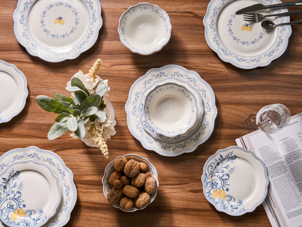 Set of 24 Dinnerware LOVAGE Porcelain White_1115322
