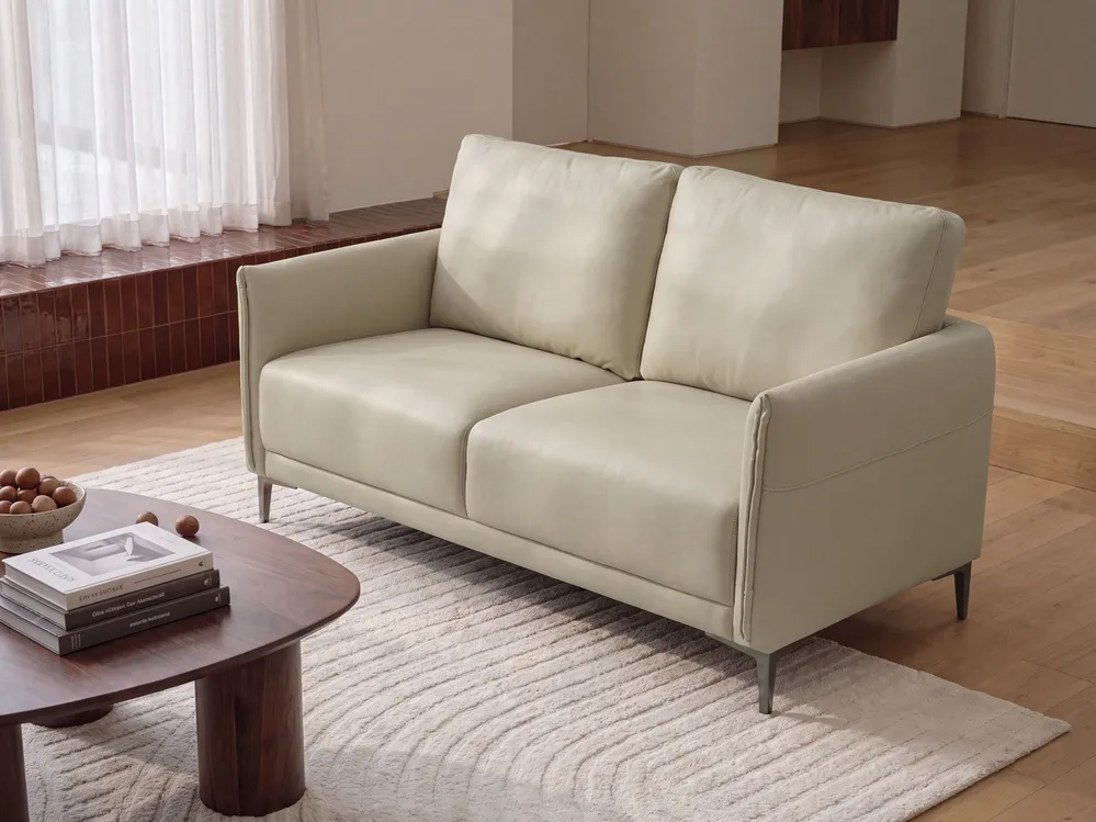 Sofa 2 Seater CILENS Fabric Light Beige