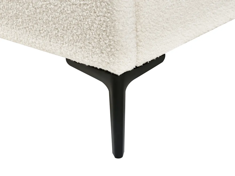 Ottoman Bed SEZANNE Boucle Off-White 180 x 200 cm (EU Super King)_939809